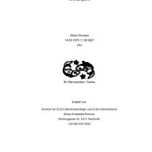 Schriftliche astrologische Analyse KIND/KINDHEIT